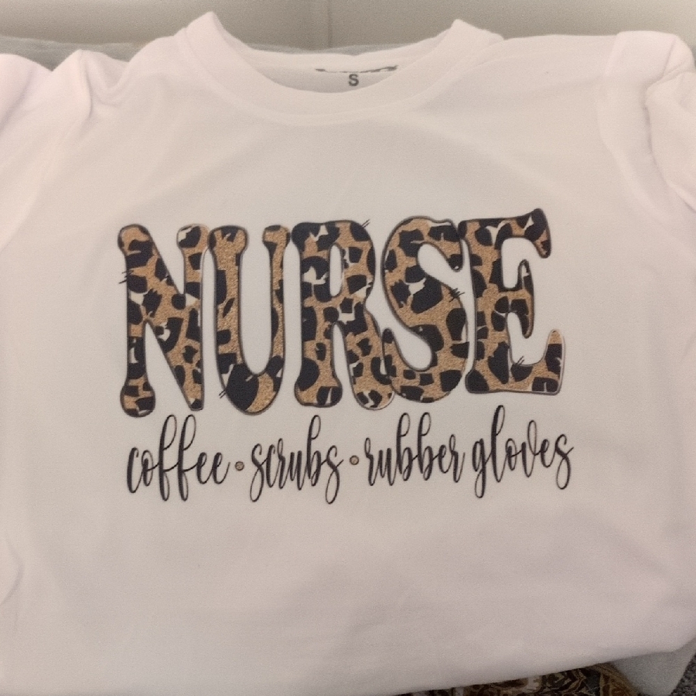White Nurse Graphic T-Shirt